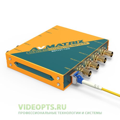 Усилитель-распределитель AVMATRIX SD1151 12G-SDI 1×5 с восстановлением тактовой частоты